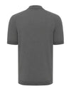 Dark Grey Zip Cooldry SS Polo