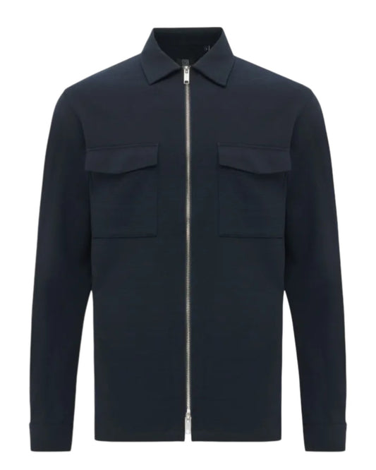 Navy Oaks Zip Overshirt