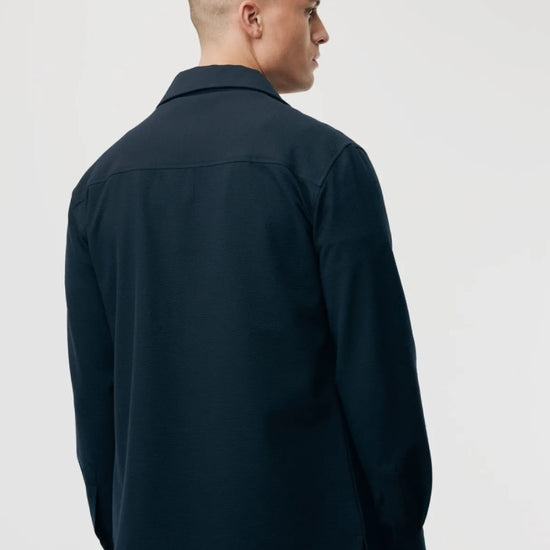Navy Oaks Zip Overshirt
