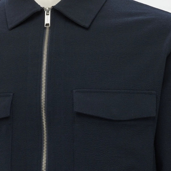 Navy Oaks Zip Overshirt