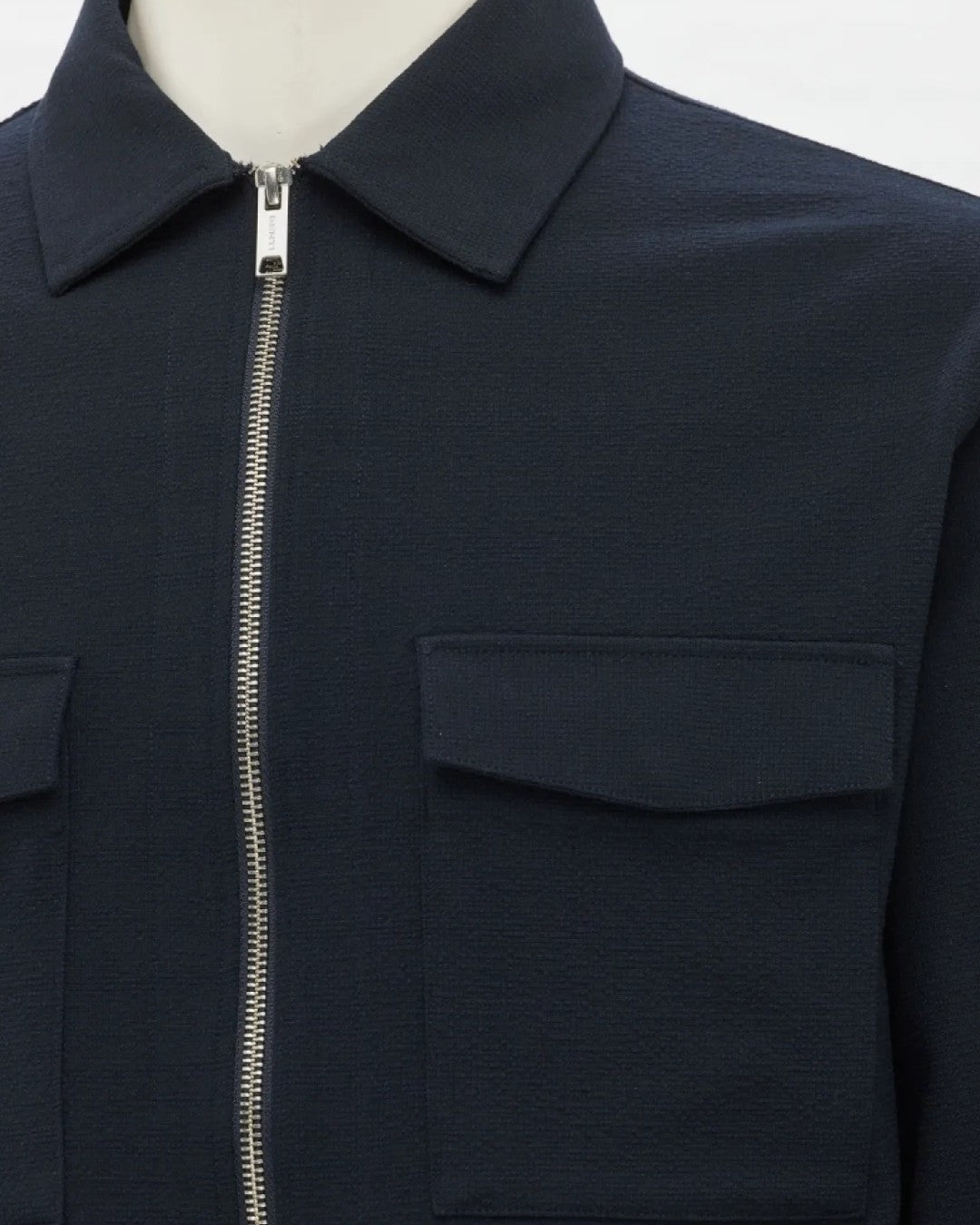 Navy Oaks Zip Overshirt