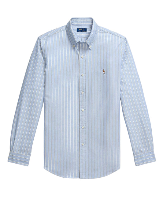 Custom Fit Striped Oxford Shirt