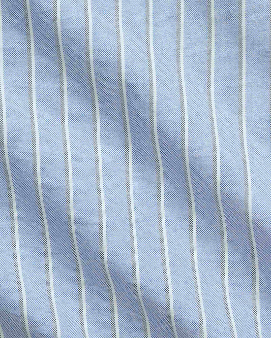 Custom Fit Striped Oxford Shirt