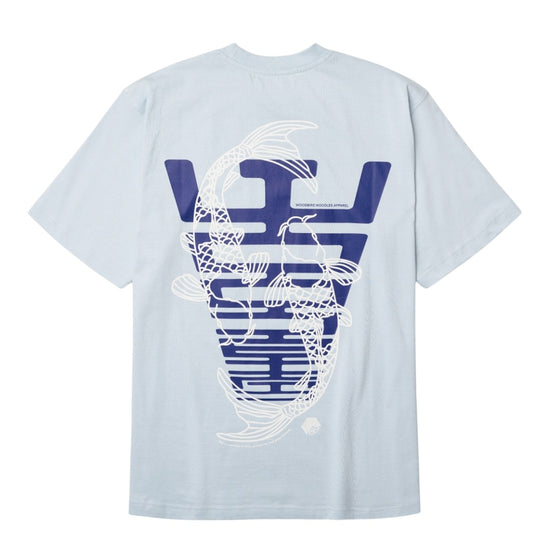 WBBaine Carp Cotton Tee Dusty Blue