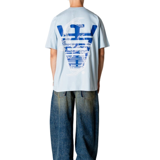 WBBaine Carp Cotton Tee Dusty Blue