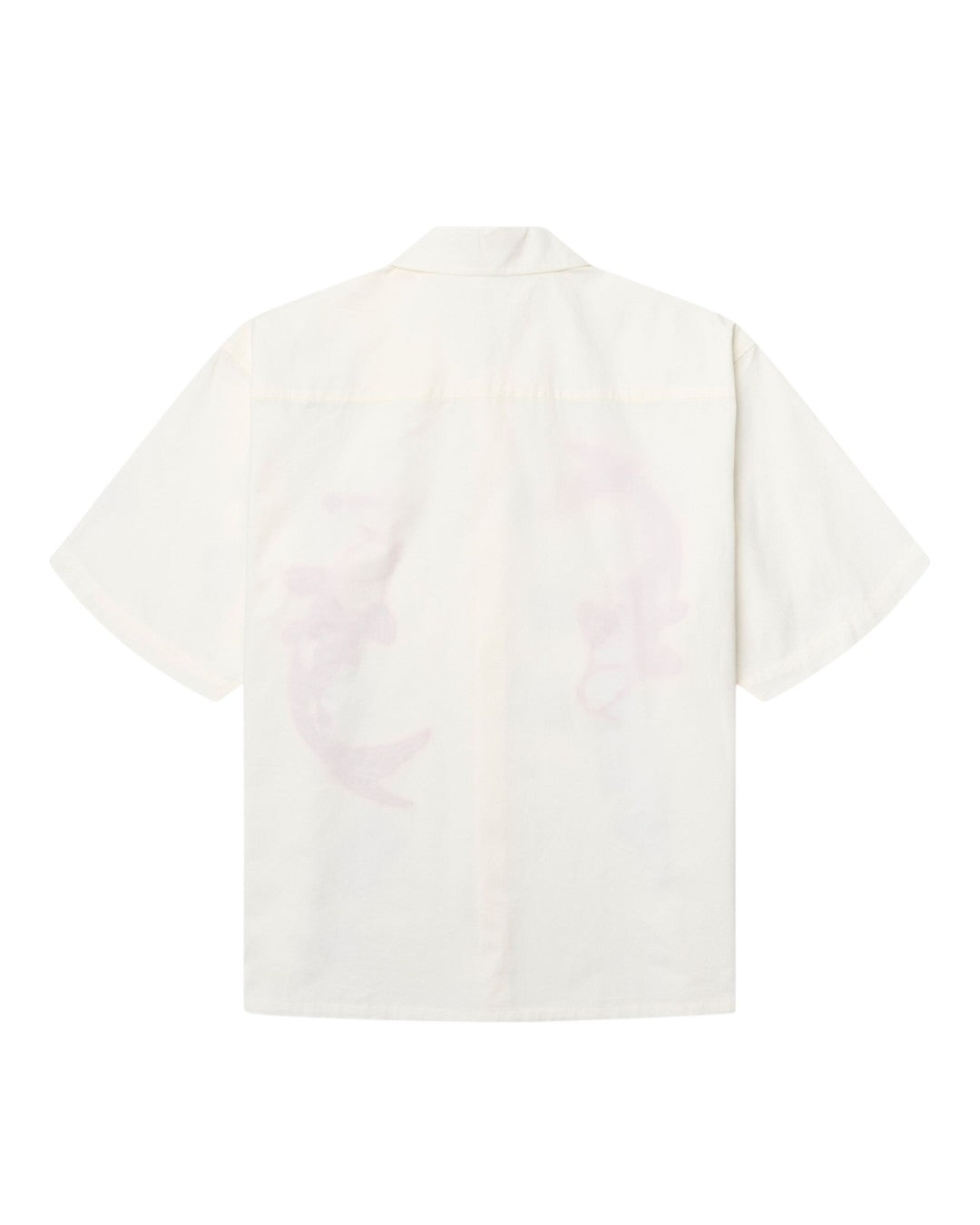 WBWang Carp Cotton Shirt Off White