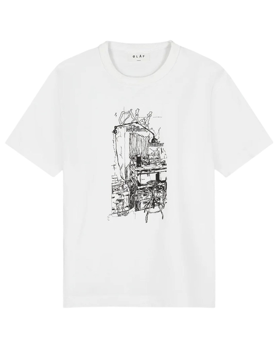SKETCHED ATELIER TEE WHITE