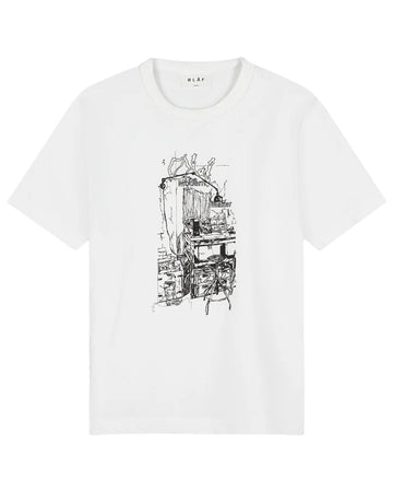 SKETCHED ATELIER TEE WHITE