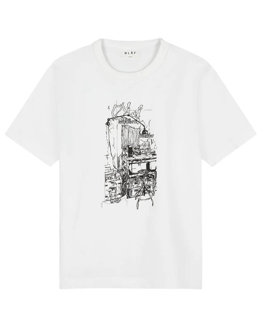 SKETCHED ATELIER TEE WHITE