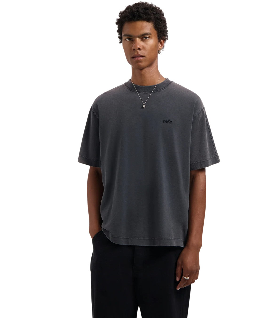 WASHED SIGNATURE SS CHARCOAL