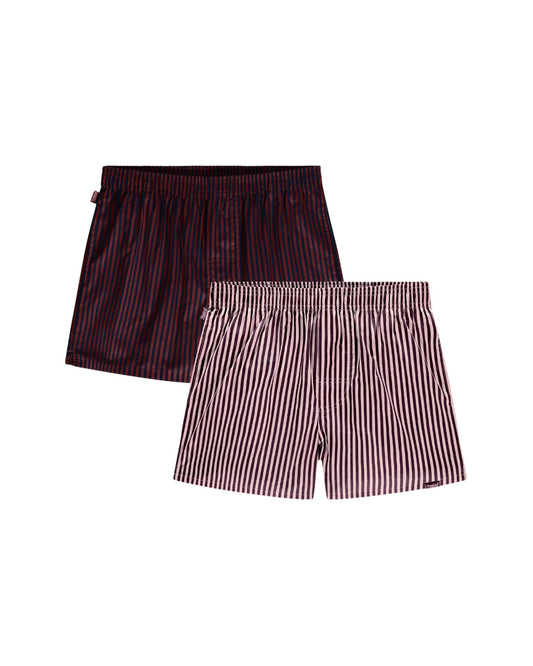 2-Pack Striped Boxers Mixed Colors