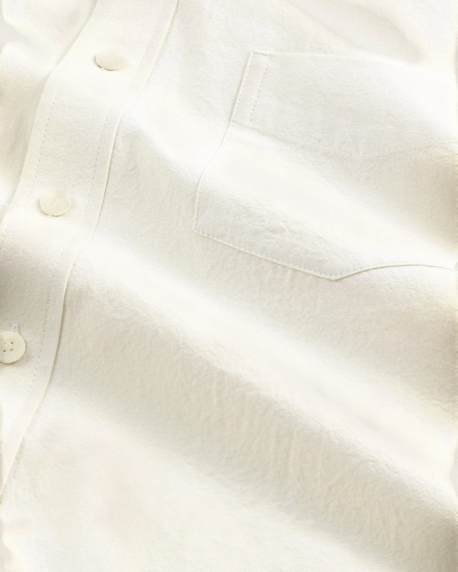 Skyler Relaxed Fit NN.07 logo Shirt Ivory