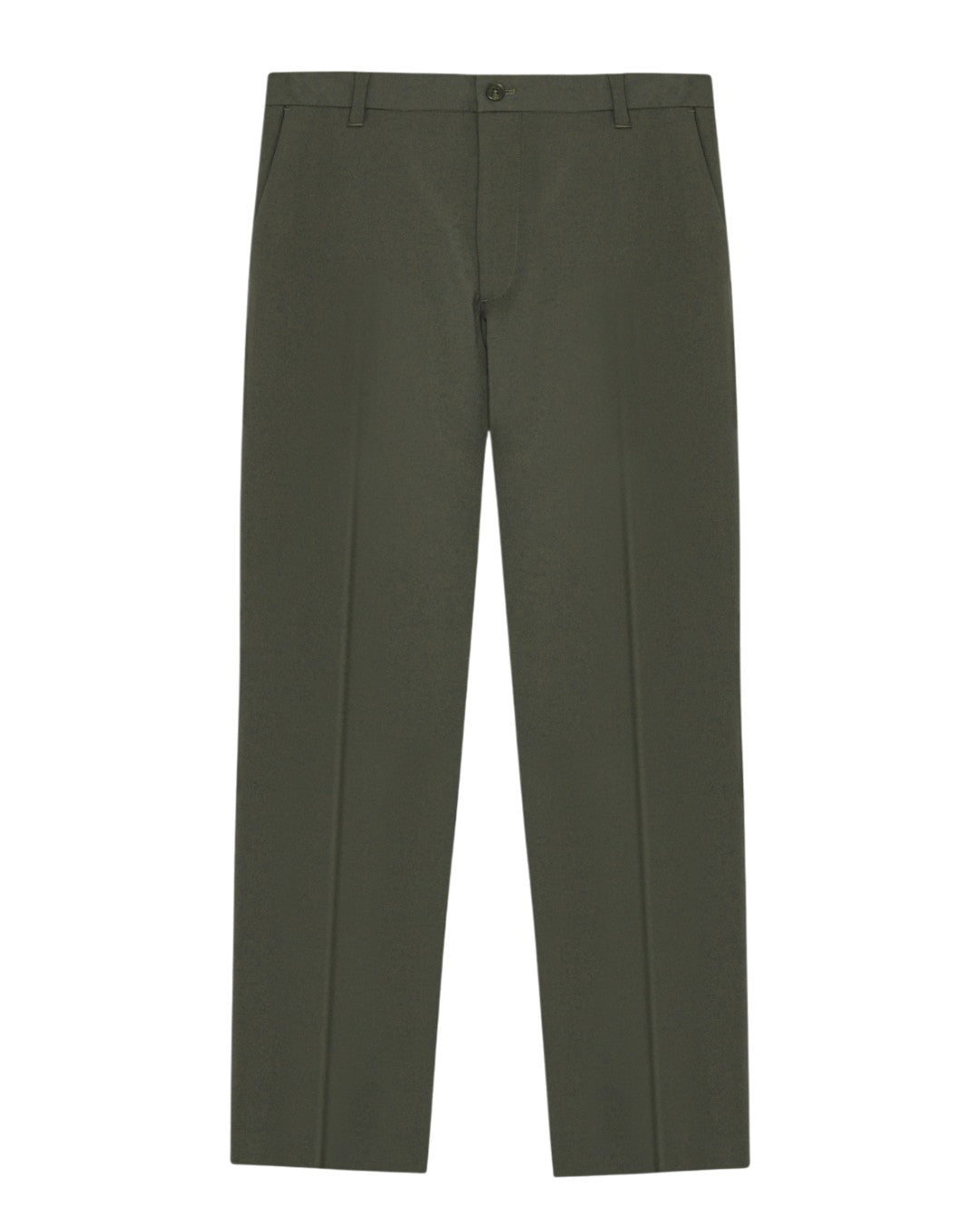 Paw Relaxed Fit Cotton Stretch Trousers Dark Army