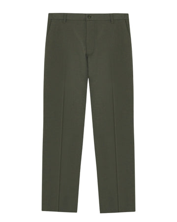 Paw Relaxed Fit Cotton Stretch Trousers Dark Army