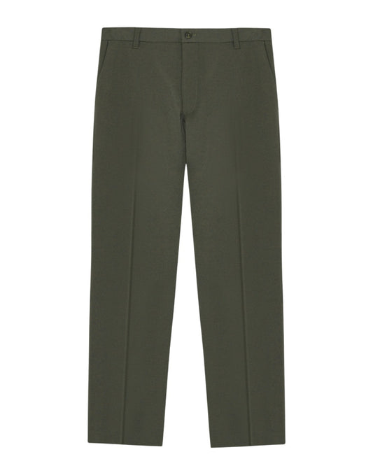 Paw Relaxed Fit Cotton Stretch Trousers Dark Army