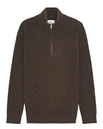 Danny Half Zip Softfeel Mock Neck Half Zip sweater Dusky Port