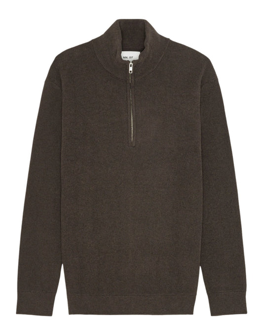 Danny Half Zip Softfeel Mock Neck Half Zip sweater Dusky Port