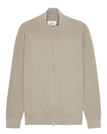 Danny Full Zip Softfeel Softfeel Sweater Fog