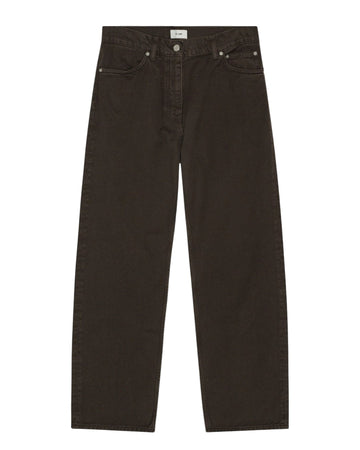 Otis Relaxed Fit Wide Vintage Look Coloured  Denim Dusky Port