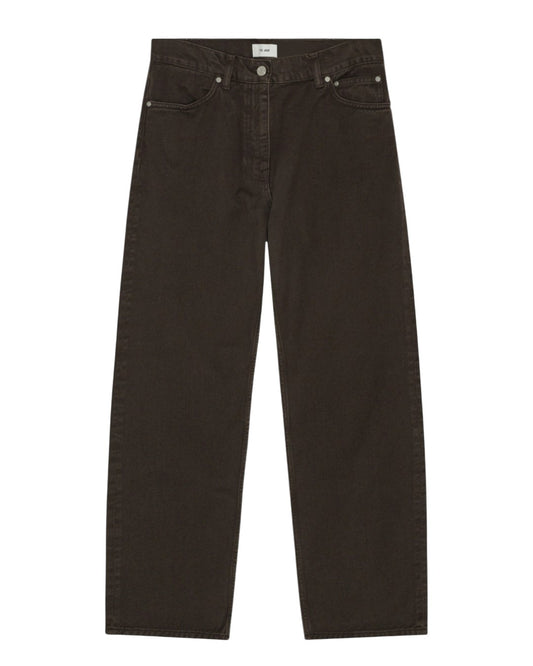 Otis Relaxed Fit Wide Vintage Look Coloured  Denim Dusky Port