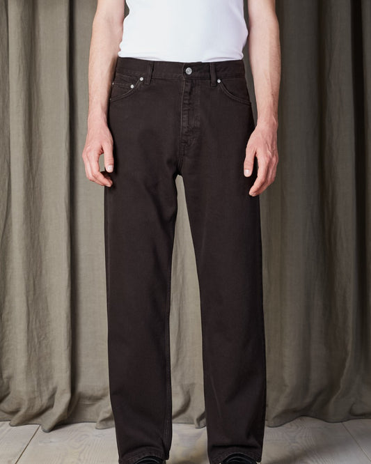 Otis Relaxed Fit Wide Vintage Look Coloured  Denim Dusky Port