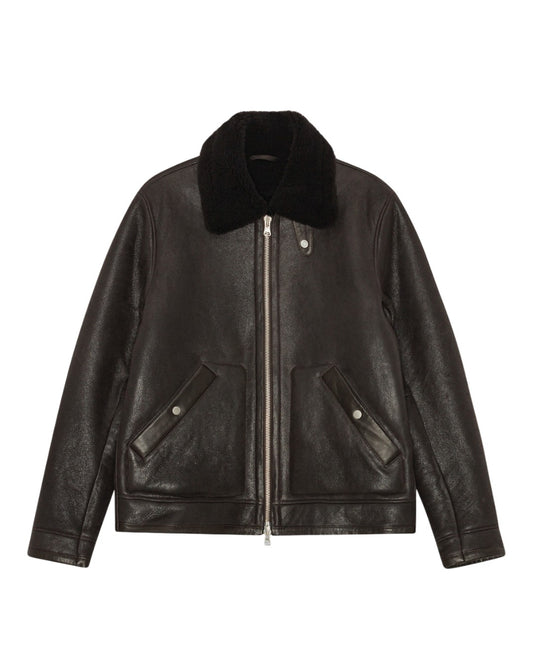 Atkinson 100% Lamb Shearling Dusky Port