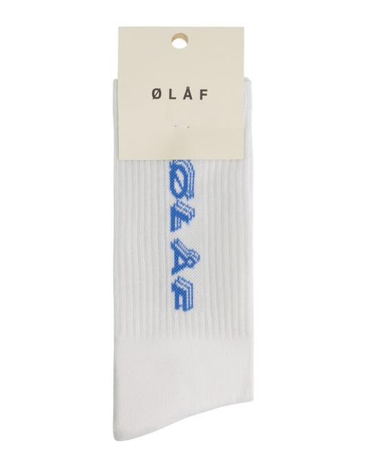 Triple Italic Socks Optical White