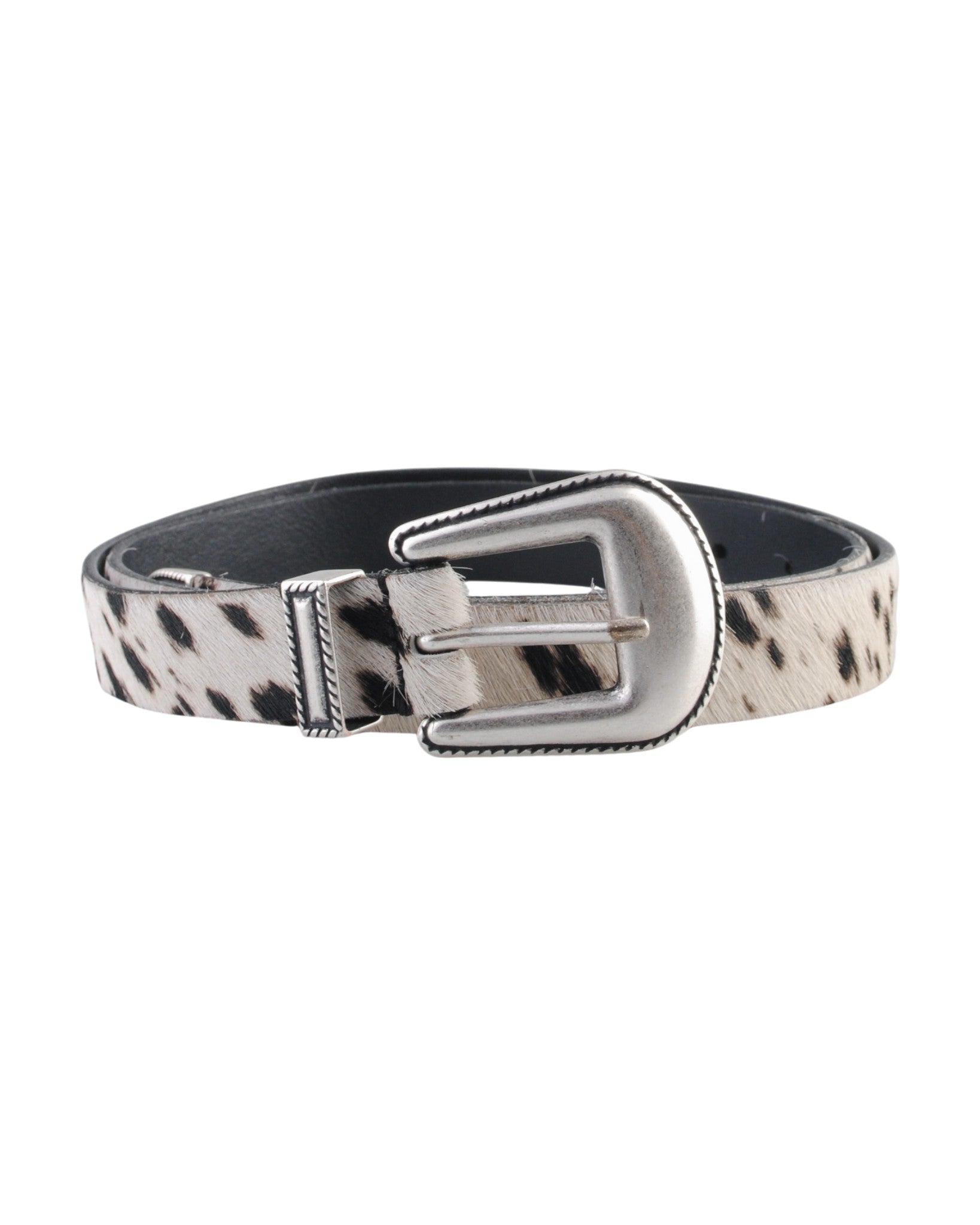M2413 Leather Belt  Cow Pony Belt Molebo Checkpoint