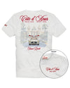 Cotton T-shirt with front and Back - Portland - Cote Azure Escape