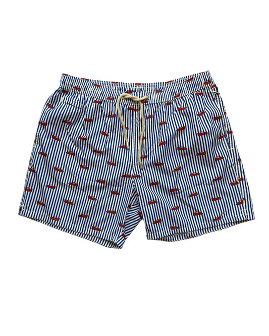 Ultralight Swim Short - Car Stripes