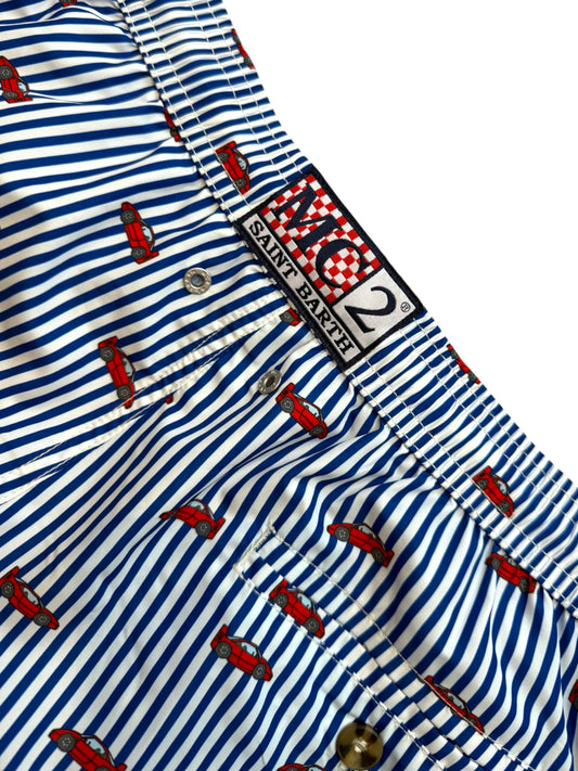 Ultralight Swim Short - Car Stripes