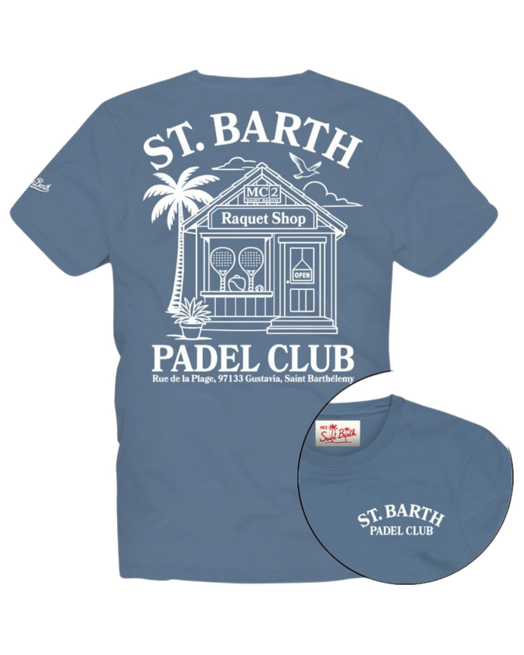 Cotton T-shirt with front and back - Portland - Baquet Shop