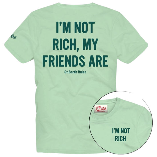 Cotton T-shirt with front and back - Portland - Rich Friends