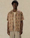 Viscose Chain Link Monogram Shirt Kaki