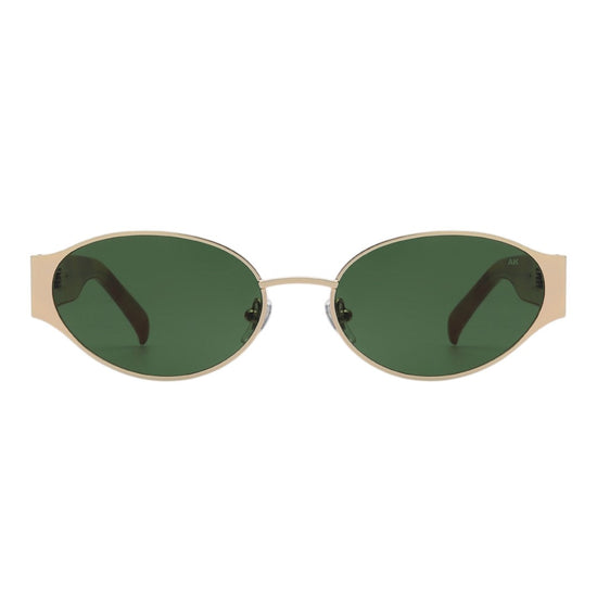 Bella Sunglasses Gold Burnt Amber