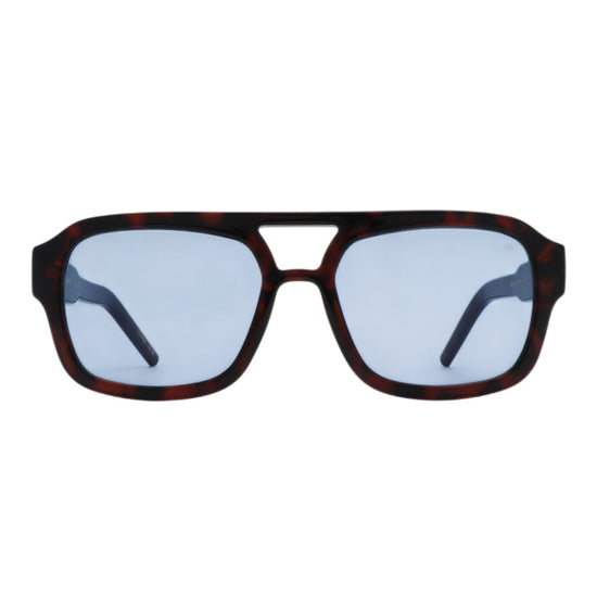 KAYA Sunglasses Demi Tortoiise Blue Lens