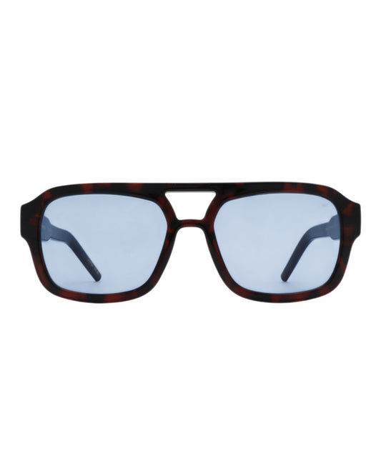 KAYA Sunglasses Demi Tortoiise Blue Lens