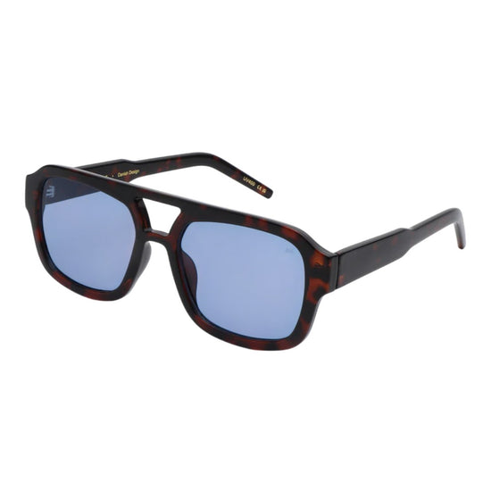KAYA Sunglasses Demi Tortoiise Blue Lens