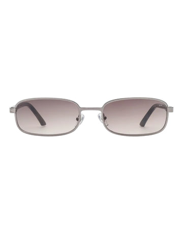 Noah Sunglasses Silver Striped Horn