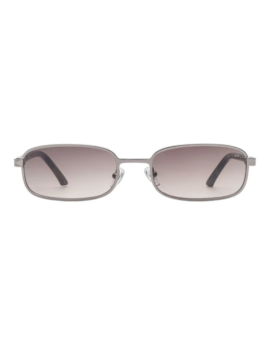 Noah Sunglasses Silver Striped Horn