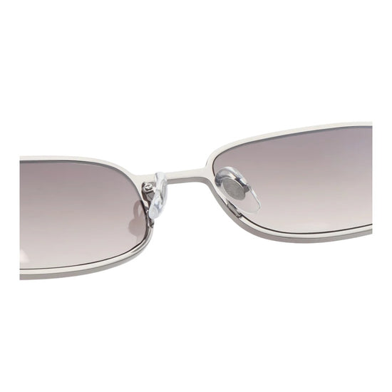 Noah Sunglasses Silver Striped Horn