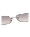 Noah Sunglasses Silver Striped Horn
