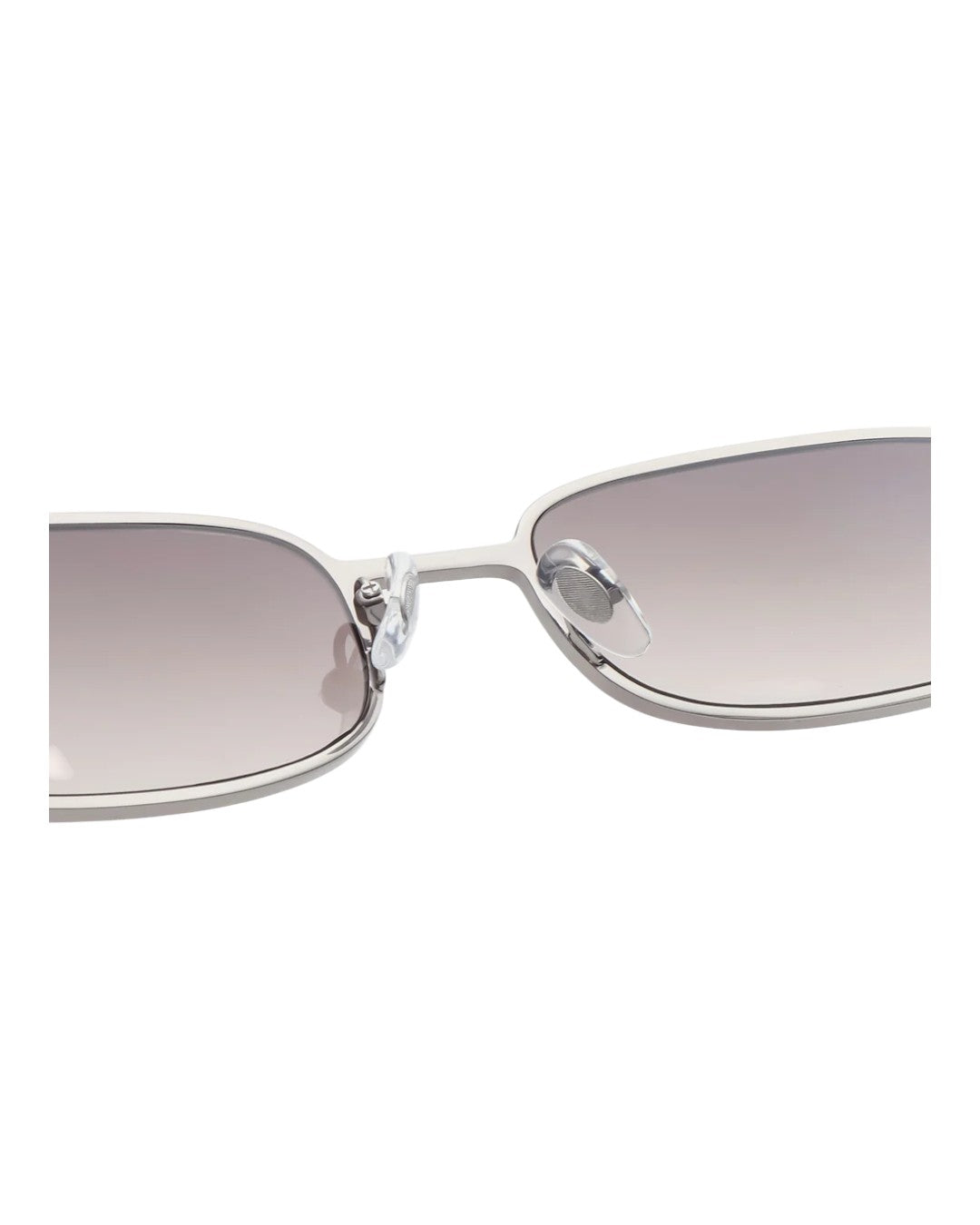 Noah Sunglasses Silver Striped Horn