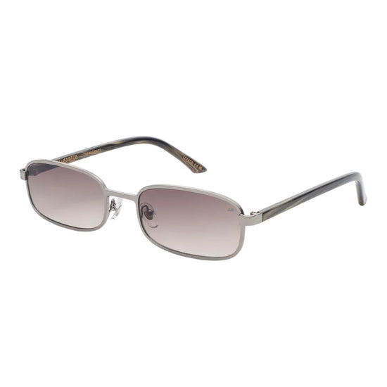 Noah Sunglasses Silver Striped Horn