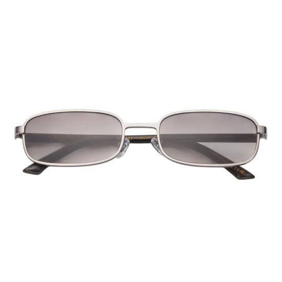 Noah Sunglasses Silver Striped Horn