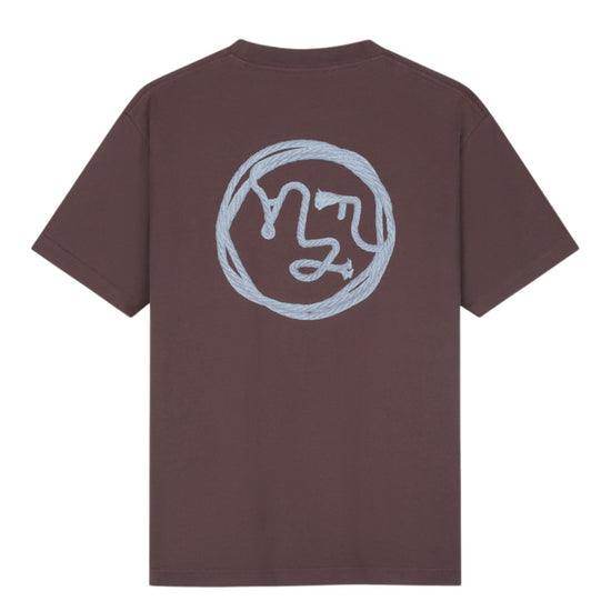 Lasso Cotton Face Tee Chocolateplum