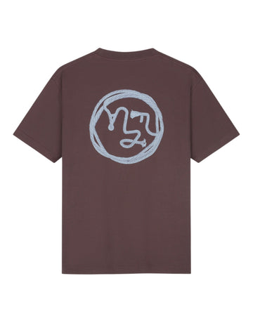 Lasso Cotton Face Tee Chocolateplum