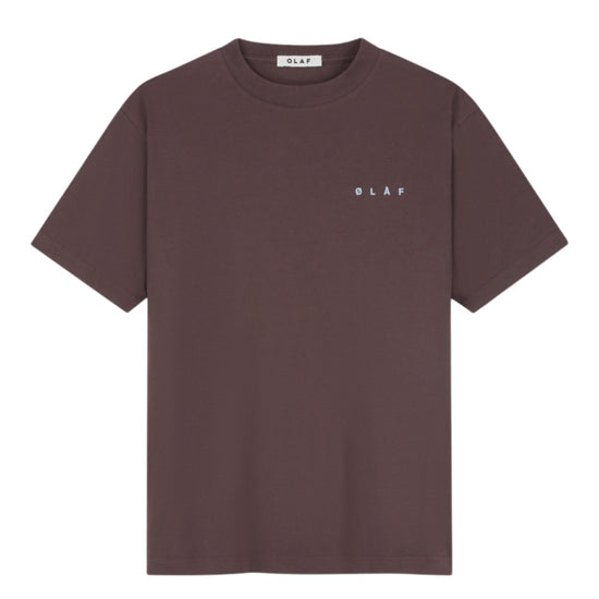 Lasso Cotton Face Tee Chocolateplum