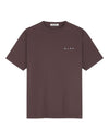 Lasso Cotton Face Tee Chocolateplum
