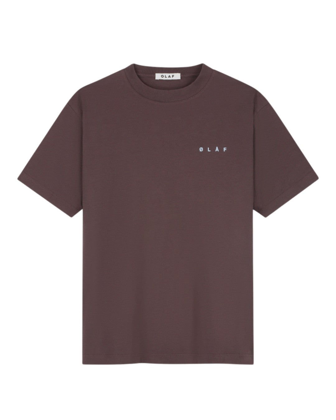 Lasso Cotton Face Tee Chocolateplum